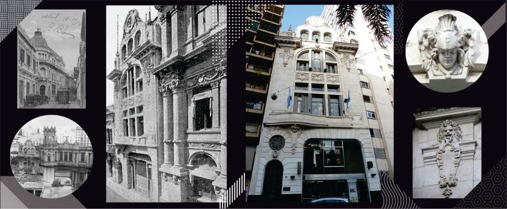 Edificio histórico de la Caja de Jubilaciones Municipal